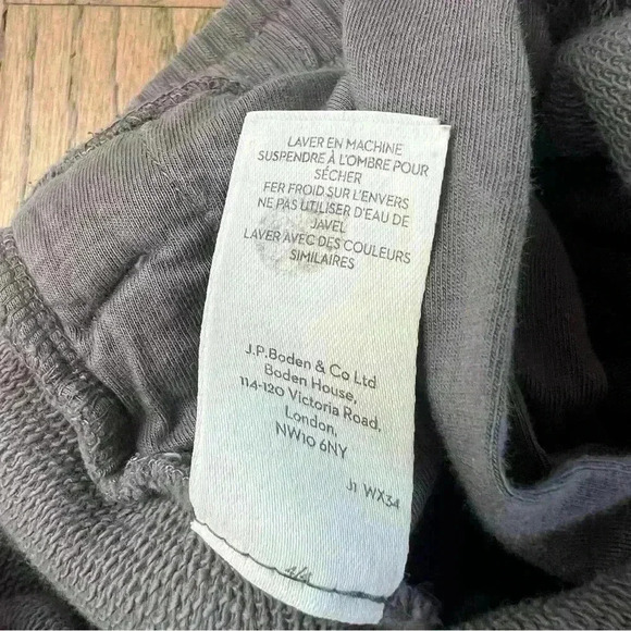 Boden Kids Garment Dyed Gray Sweat Shorts Size 11 Years (146 cm) - Picture 9 of 9